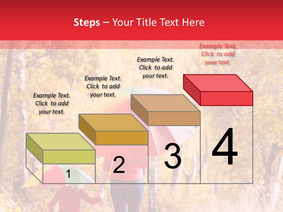 Childhood Alley Path PowerPoint Template