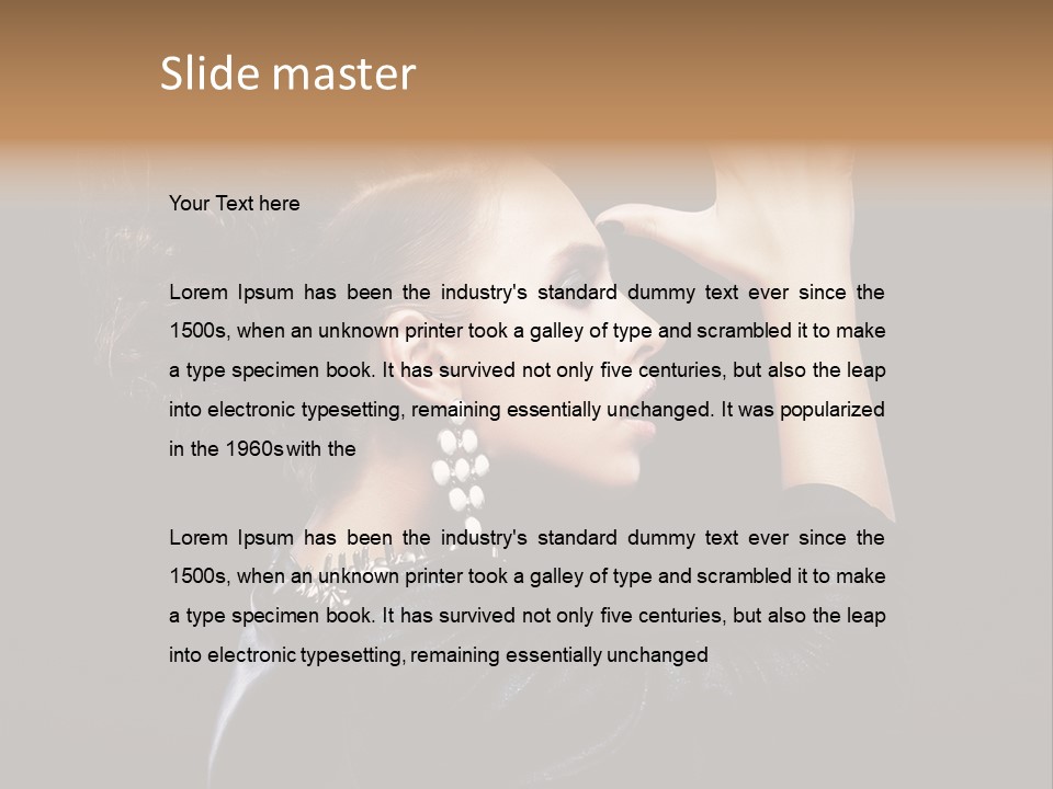 Haute Couture High Punk PowerPoint Template