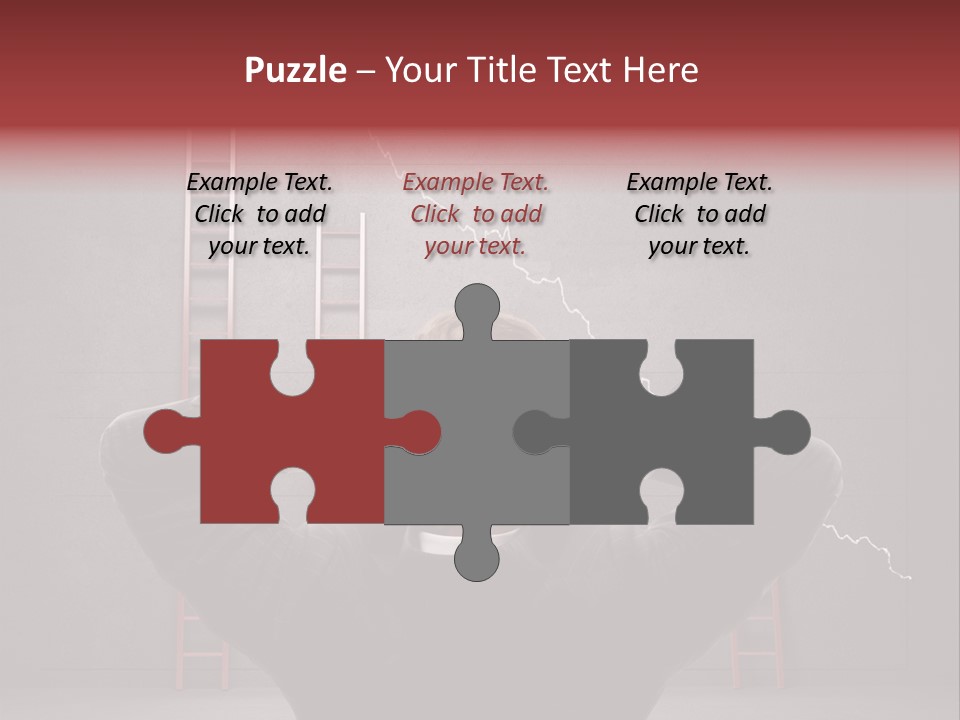 Business Clothing Manager PowerPoint Template