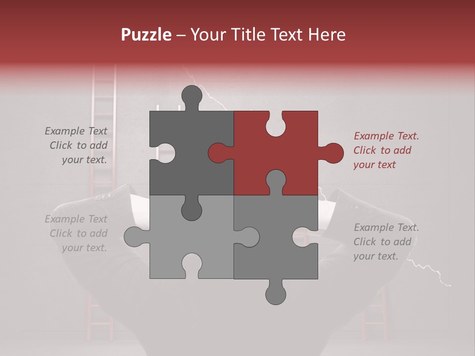 Business Clothing Manager PowerPoint Template