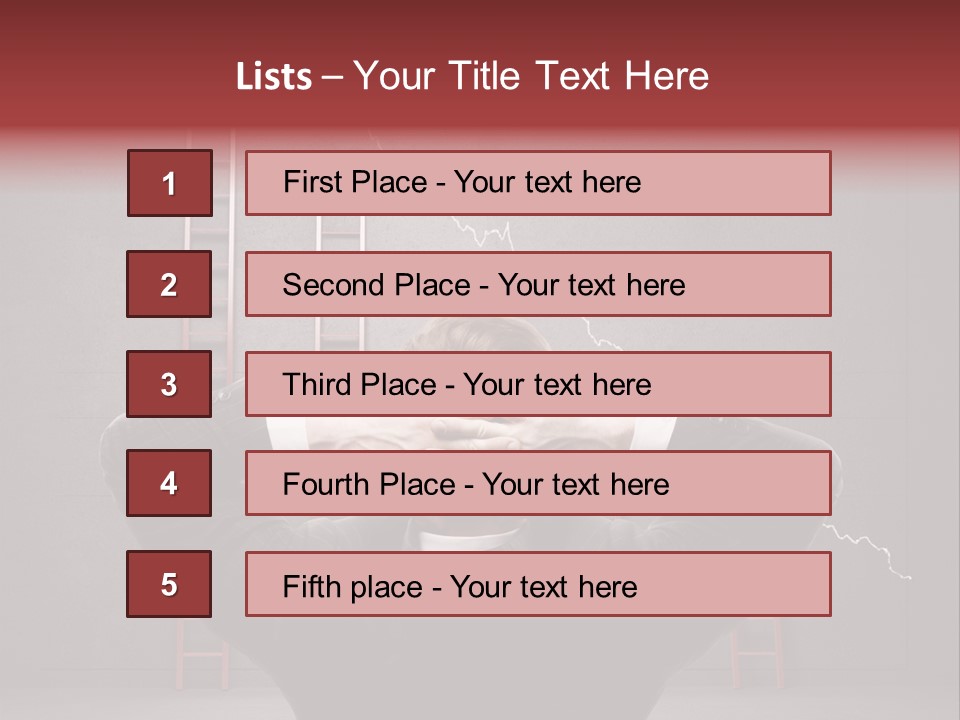Business Clothing Manager PowerPoint Template