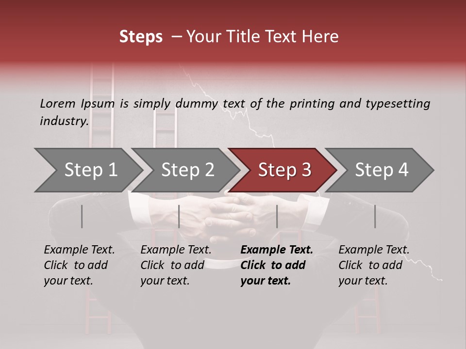 Business Clothing Manager PowerPoint Template