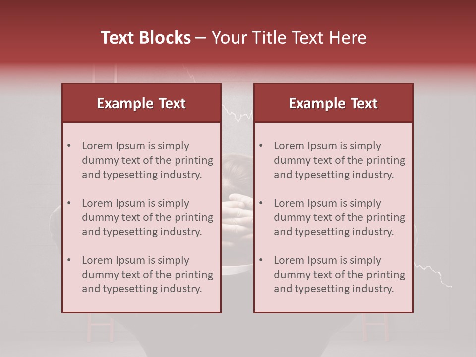 Business Clothing Manager PowerPoint Template