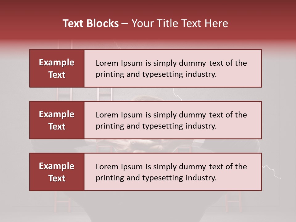 Business Clothing Manager PowerPoint Template