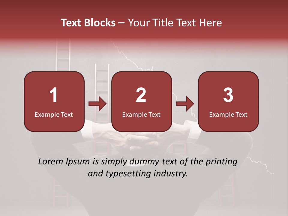 Business Clothing Manager PowerPoint Template