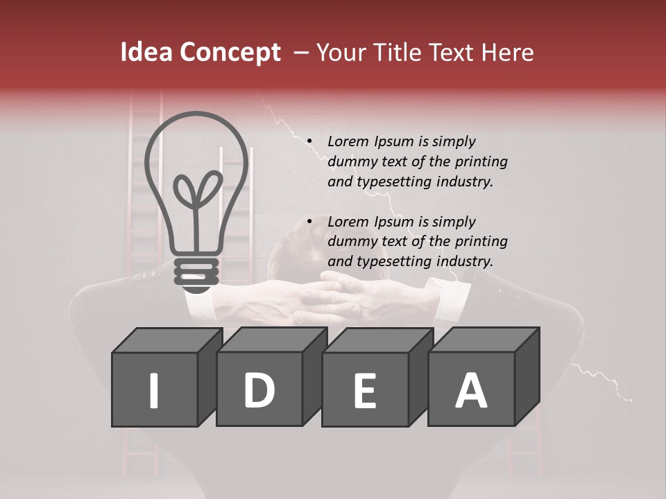 Business Clothing Manager PowerPoint Template