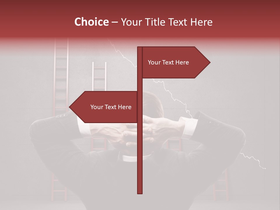 Business Clothing Manager PowerPoint Template