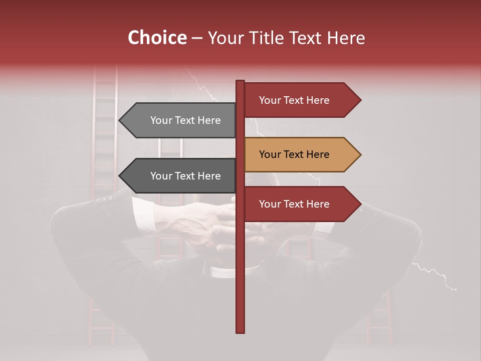 Business Clothing Manager PowerPoint Template