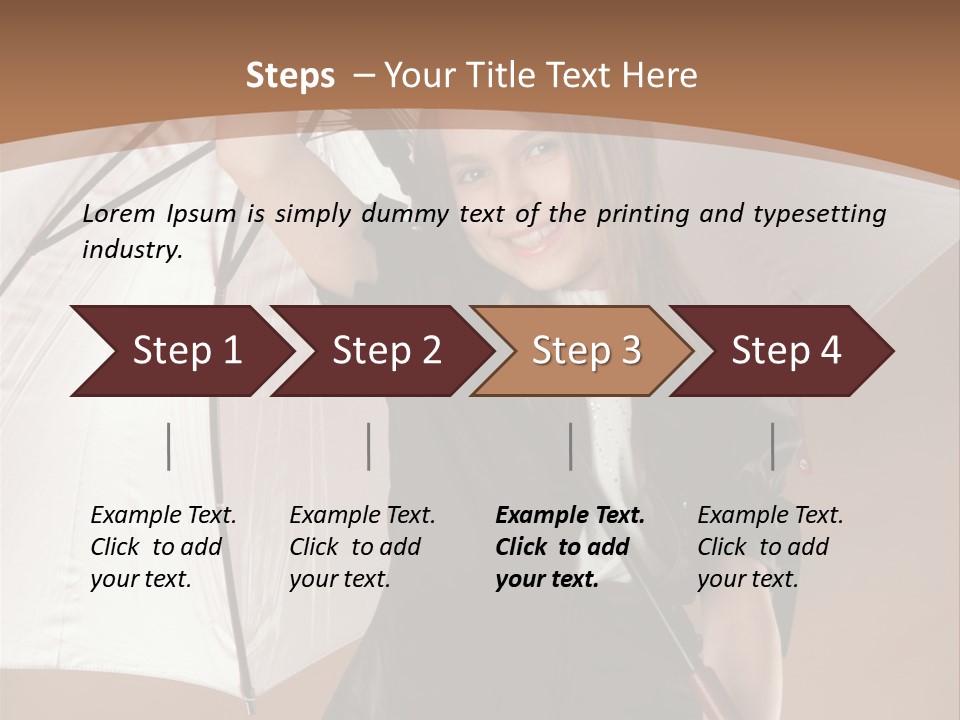 Beautiful Strip Shine PowerPoint Template