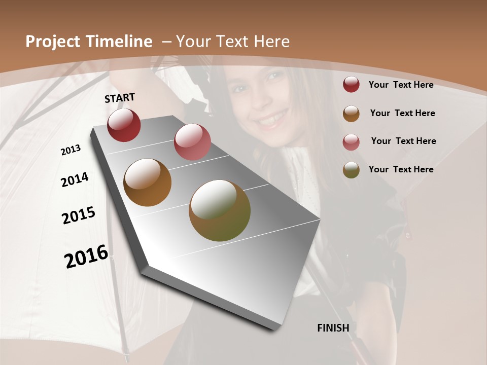 Beautiful Strip Shine PowerPoint Template