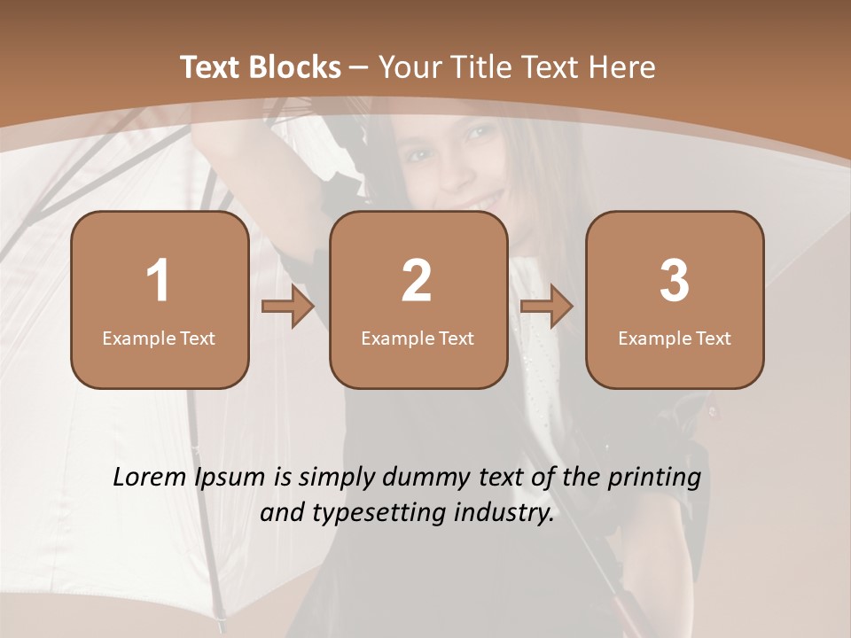 Beautiful Strip Shine PowerPoint Template
