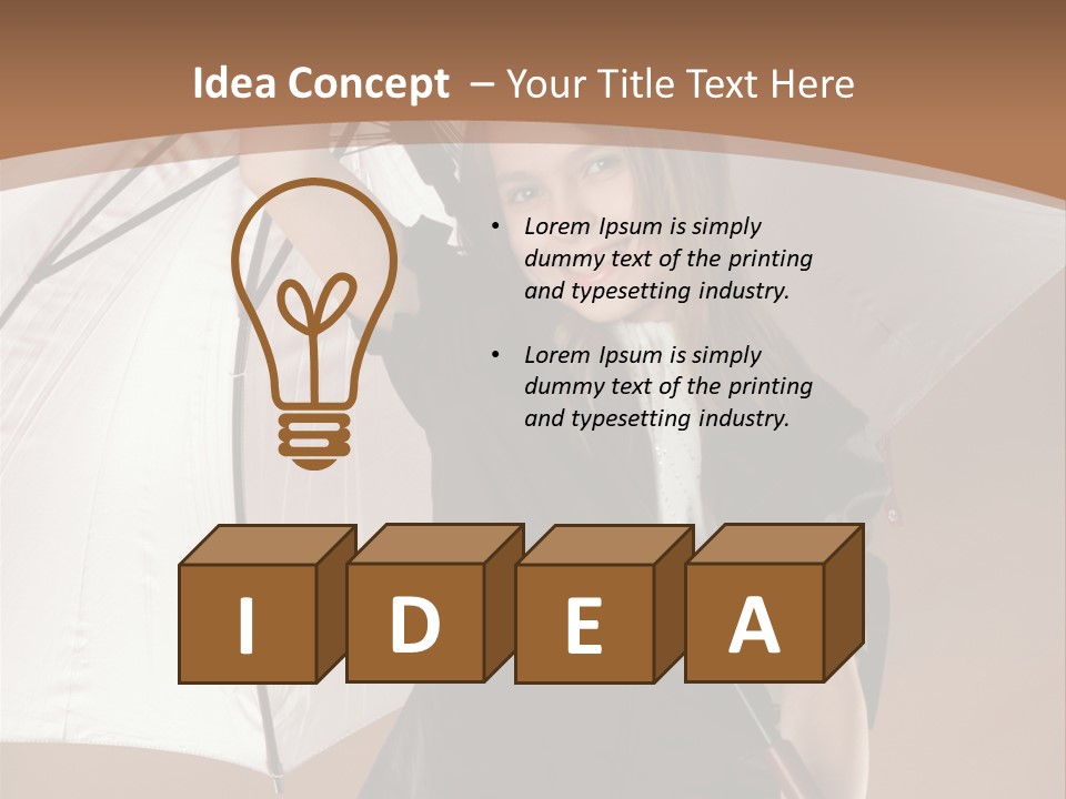 Beautiful Strip Shine PowerPoint Template