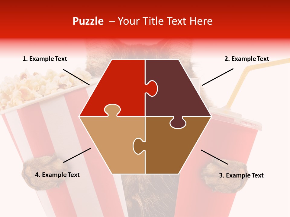 Animal Audience Eye Wear PowerPoint Template