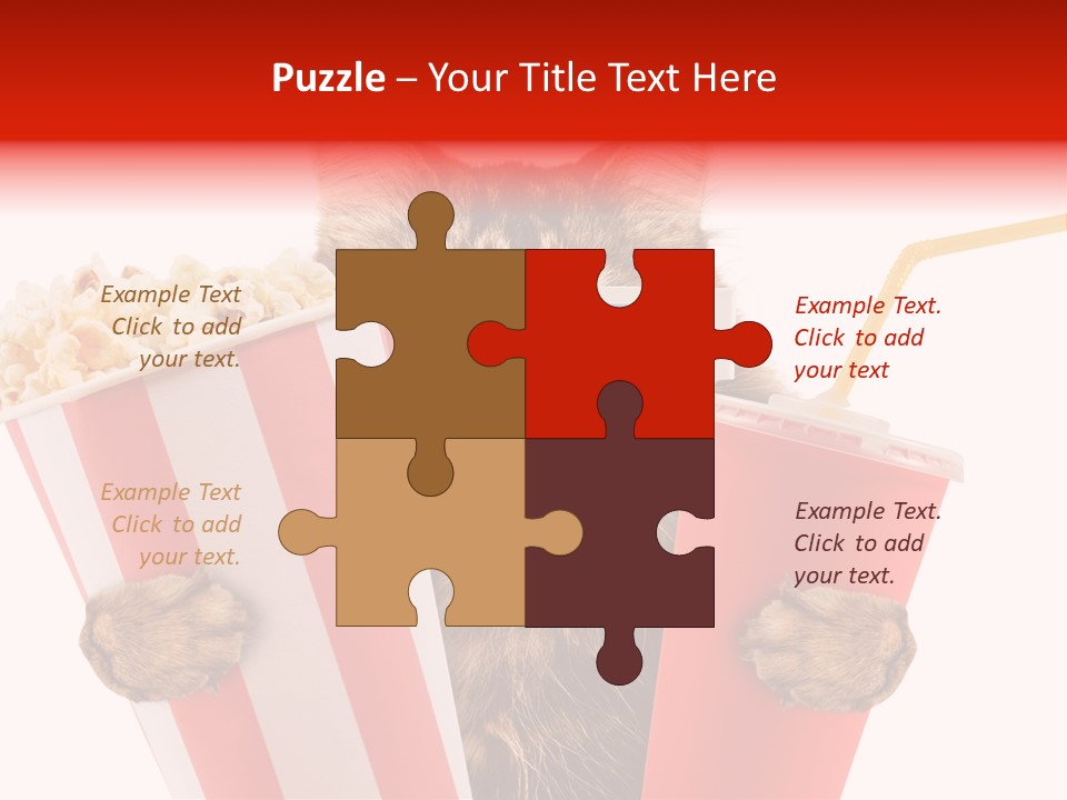 Animal Audience Eye Wear PowerPoint Template