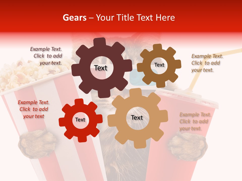 Animal Audience Eye Wear PowerPoint Template