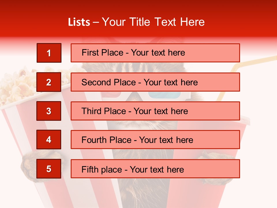 Animal Audience Eye Wear PowerPoint Template