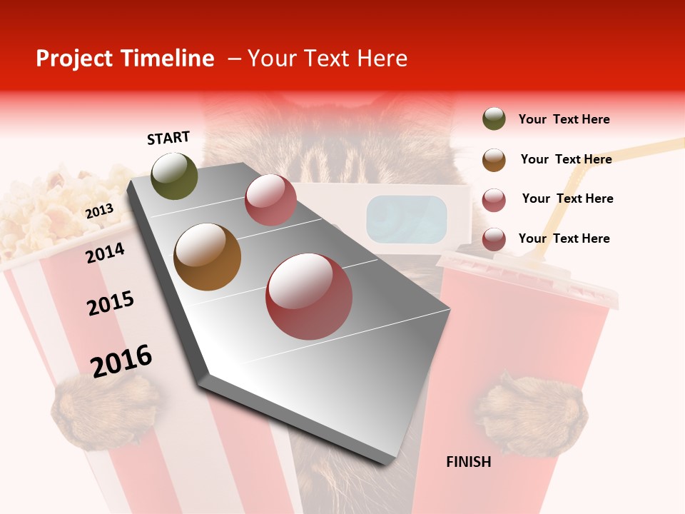 Animal Audience Eye Wear PowerPoint Template