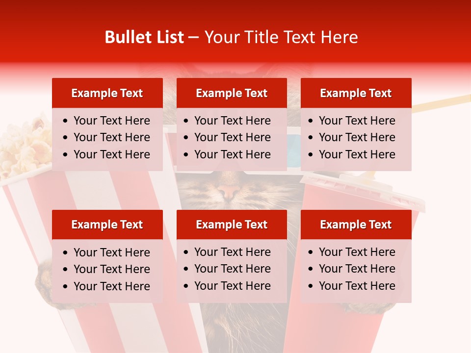 Animal Audience Eye Wear PowerPoint Template