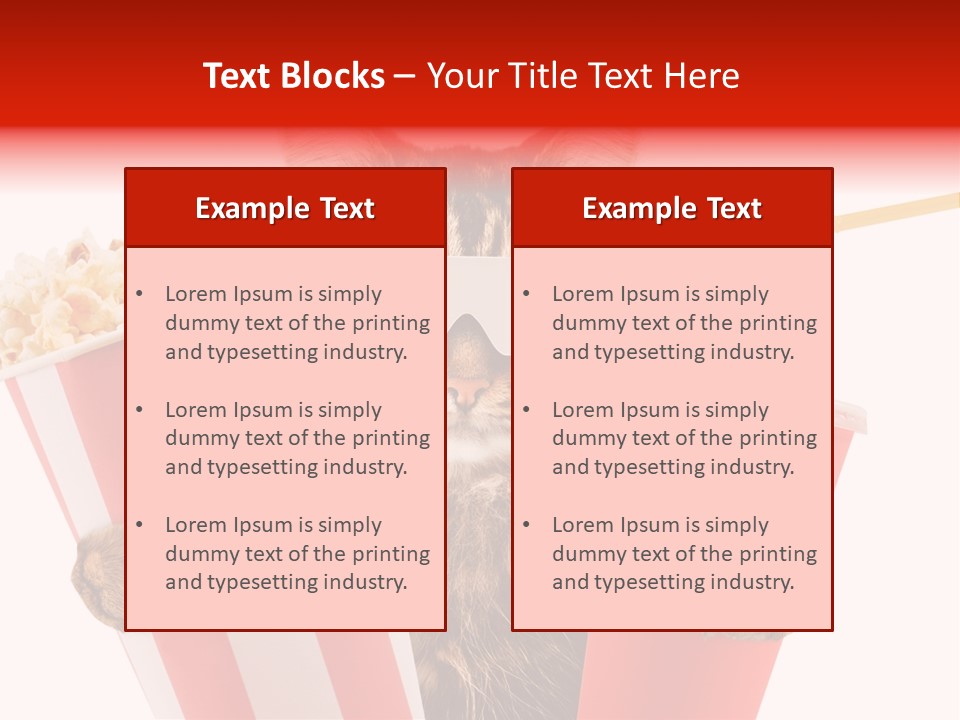 Animal Audience Eye Wear PowerPoint Template
