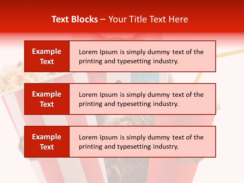 Animal Audience Eye Wear PowerPoint Template
