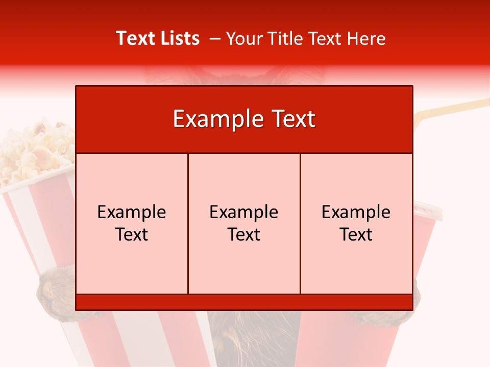 Animal Audience Eye Wear PowerPoint Template