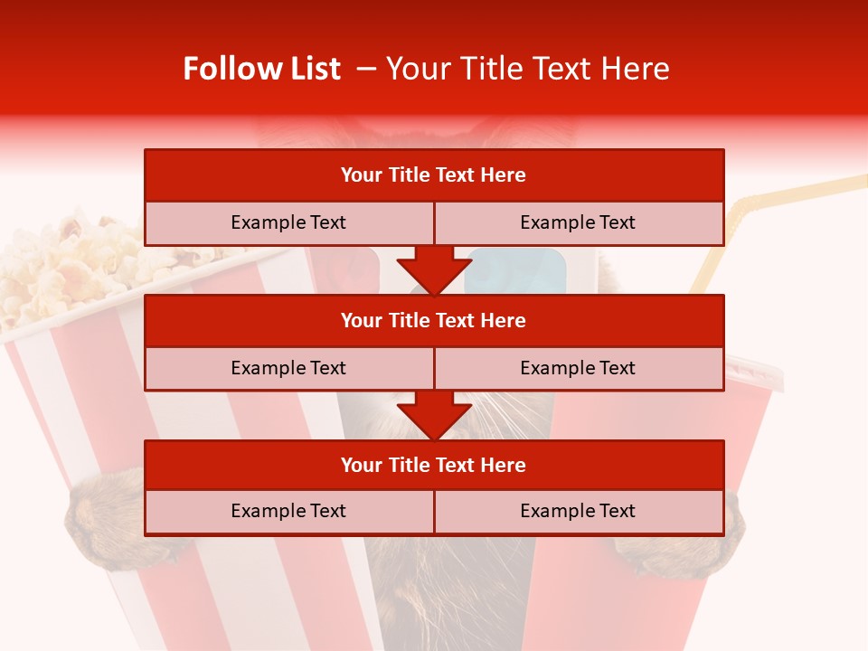 Animal Audience Eye Wear PowerPoint Template