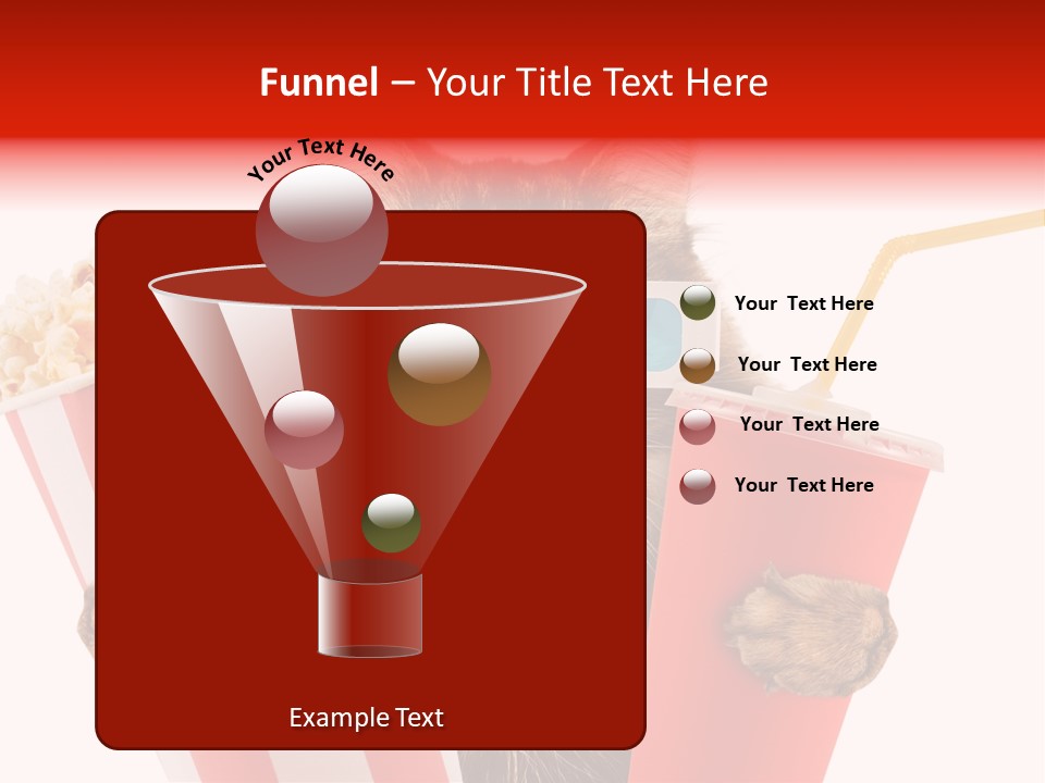 Animal Audience Eye Wear PowerPoint Template