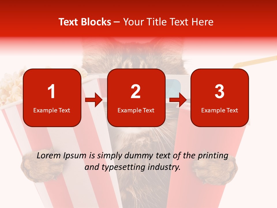 Animal Audience Eye Wear PowerPoint Template