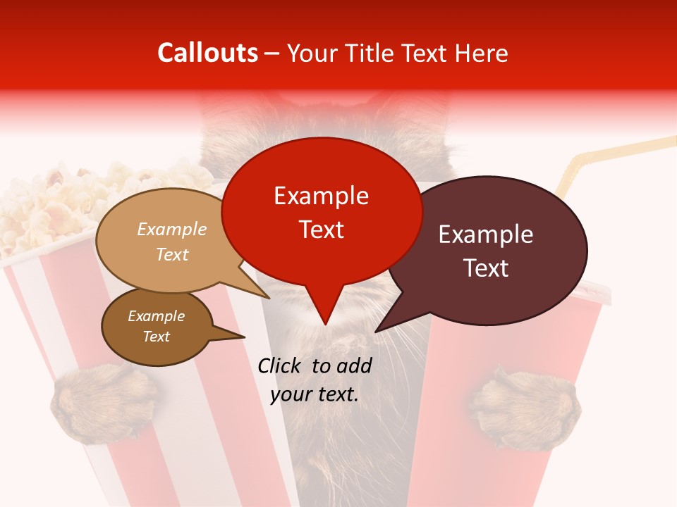 Animal Audience Eye Wear PowerPoint Template