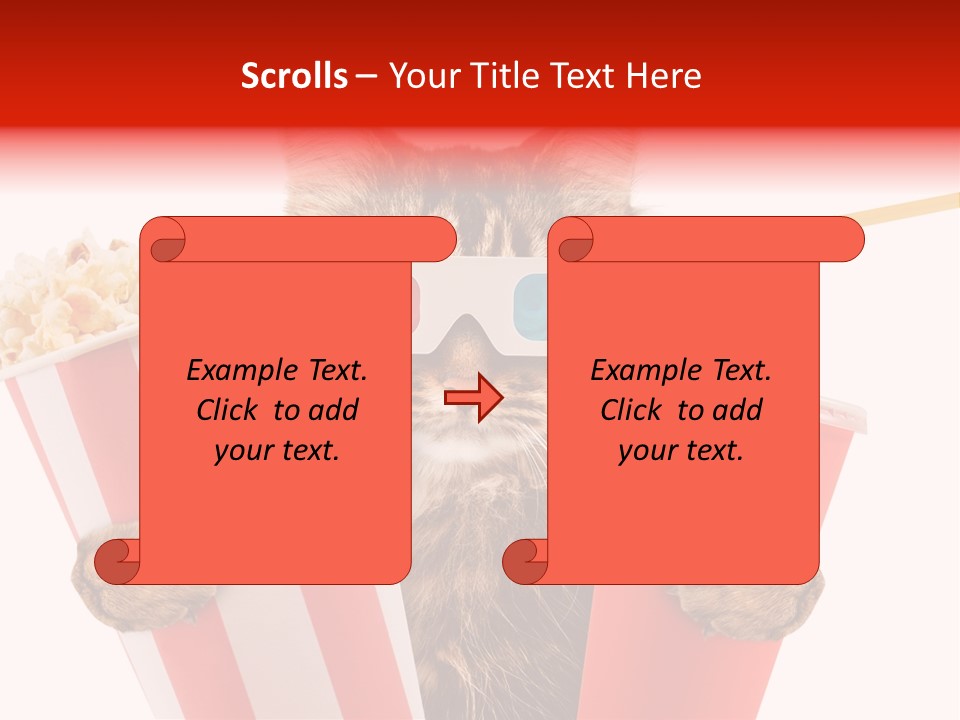 Animal Audience Eye Wear PowerPoint Template
