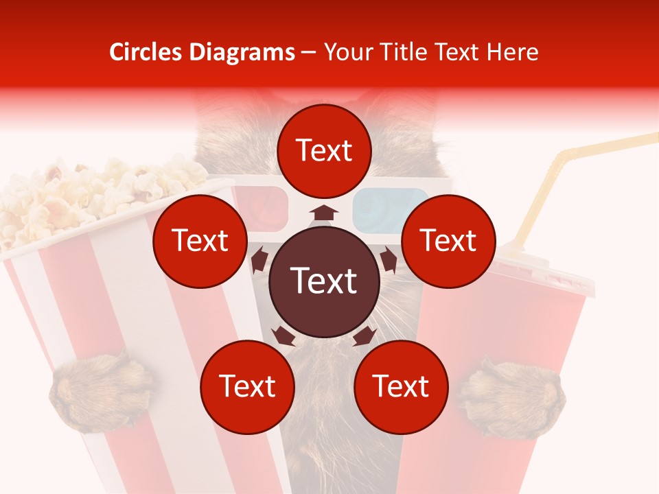 Animal Audience Eye Wear PowerPoint Template