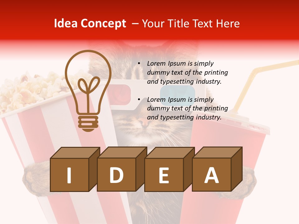 Animal Audience Eye Wear PowerPoint Template