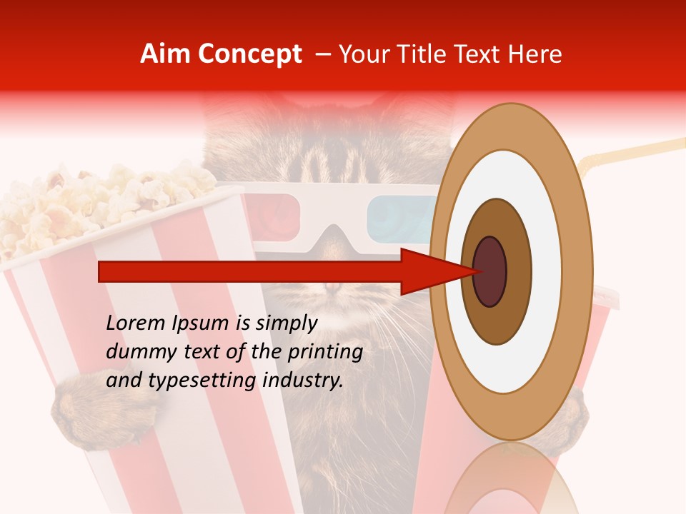 Animal Audience Eye Wear PowerPoint Template