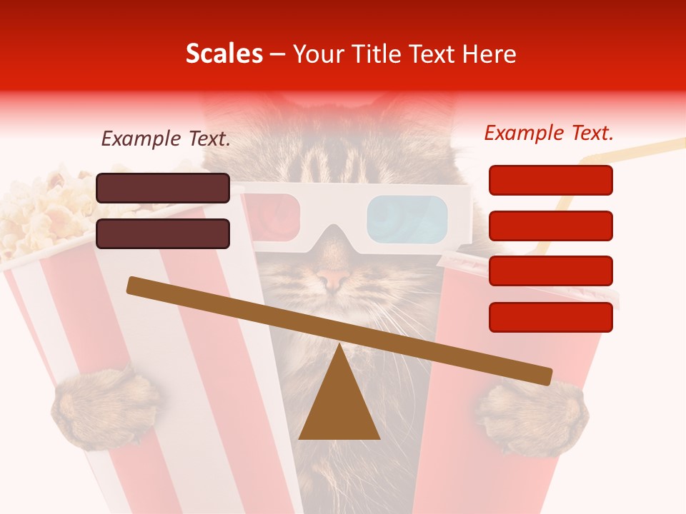 Animal Audience Eye Wear PowerPoint Template