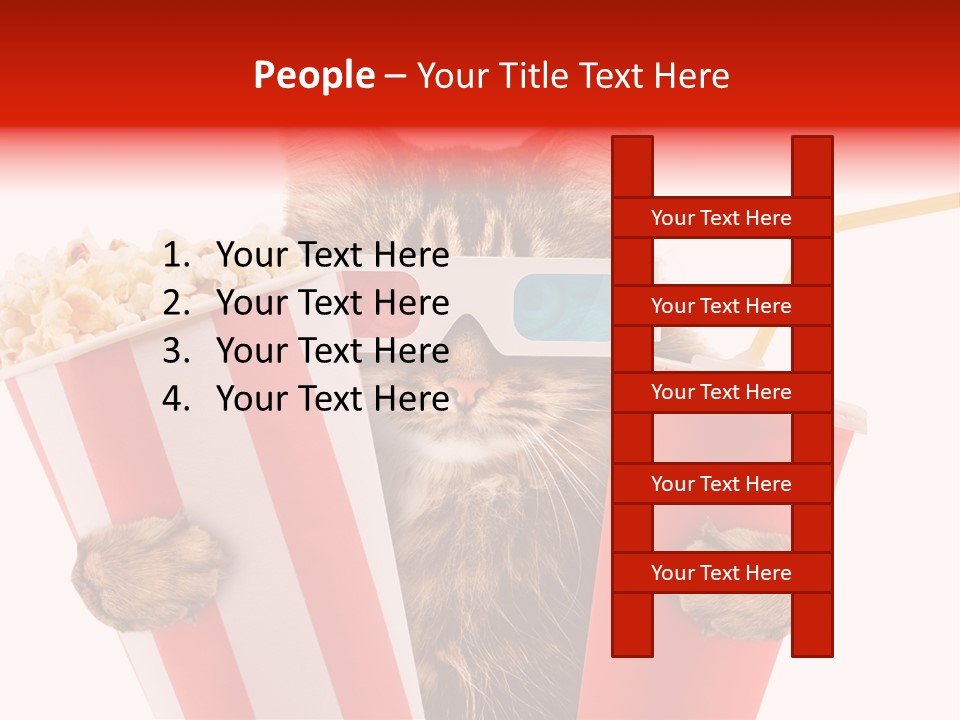 Animal Audience Eye Wear PowerPoint Template