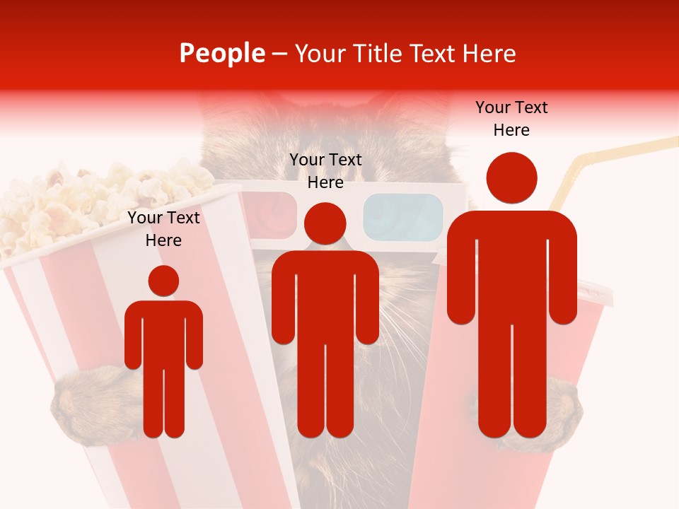 Animal Audience Eye Wear PowerPoint Template