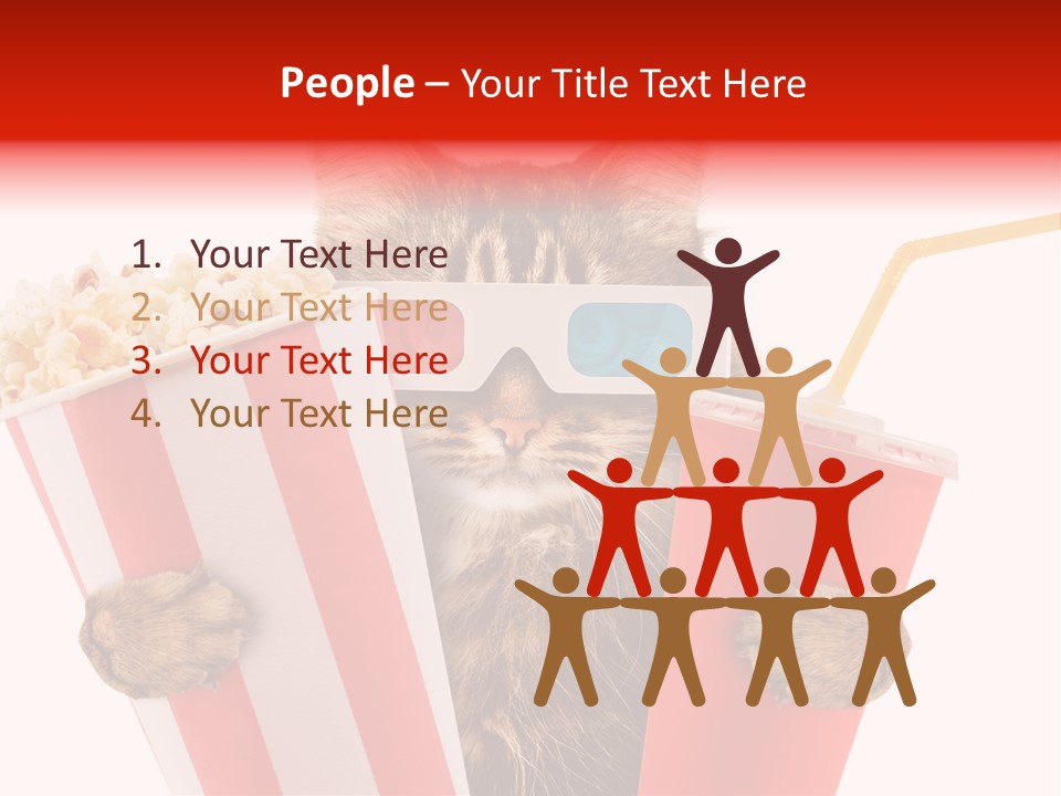 Animal Audience Eye Wear PowerPoint Template