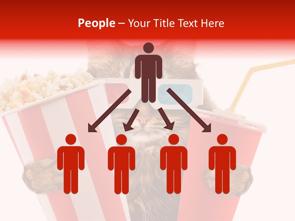 Animal Audience Eye Wear PowerPoint Template