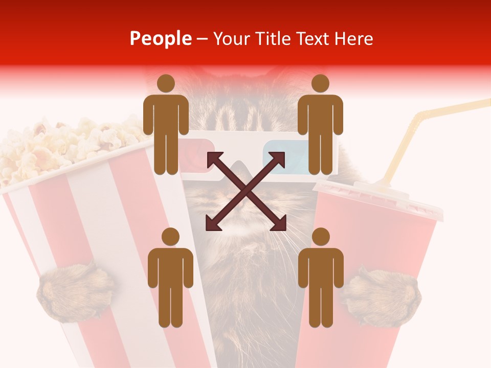 Animal Audience Eye Wear PowerPoint Template