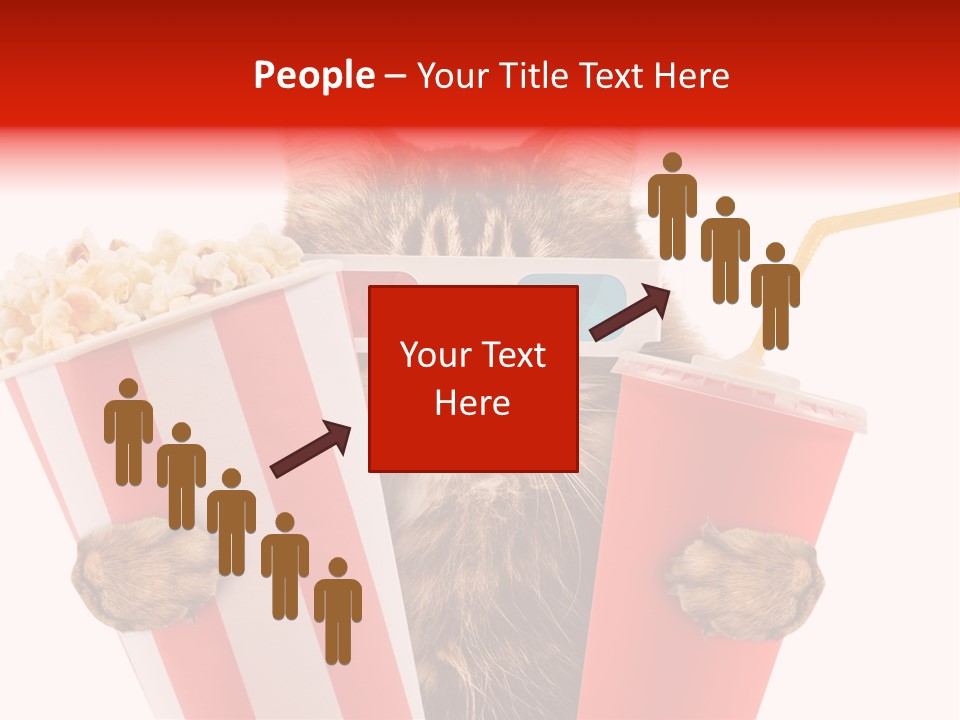 Animal Audience Eye Wear PowerPoint Template