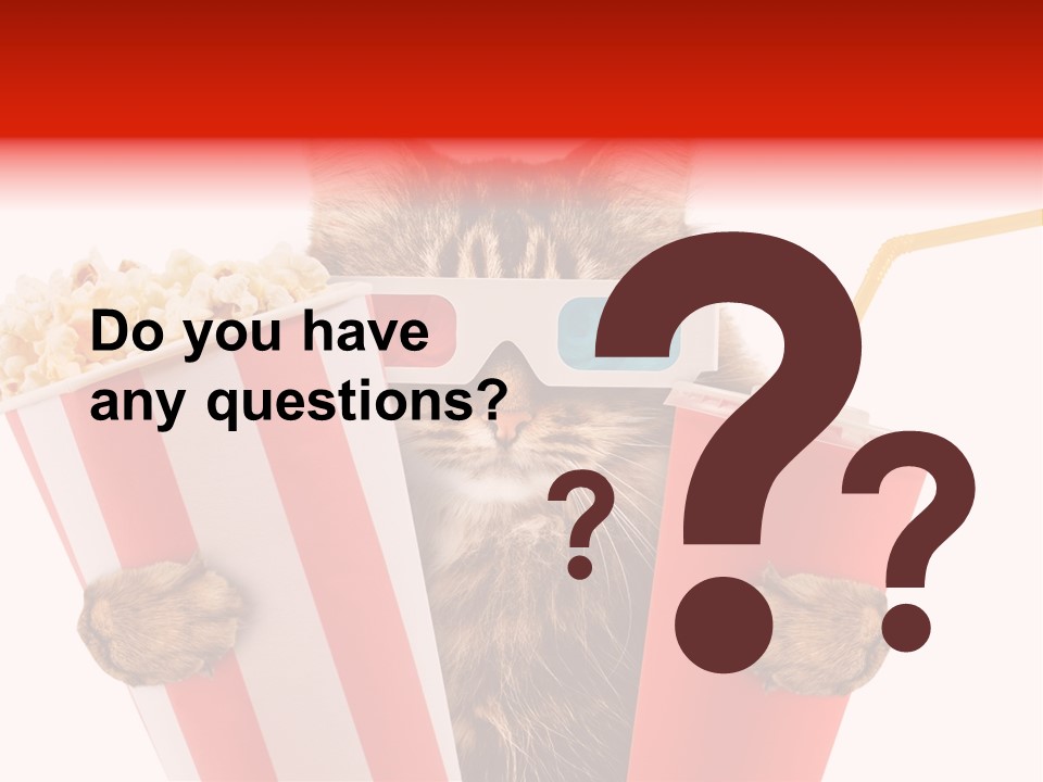 Animal Audience Eye Wear PowerPoint Template