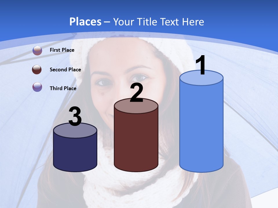 Cheerful Caucasian Hat PowerPoint Template