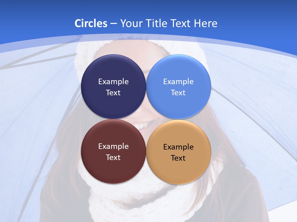 Cheerful Caucasian Hat PowerPoint Template