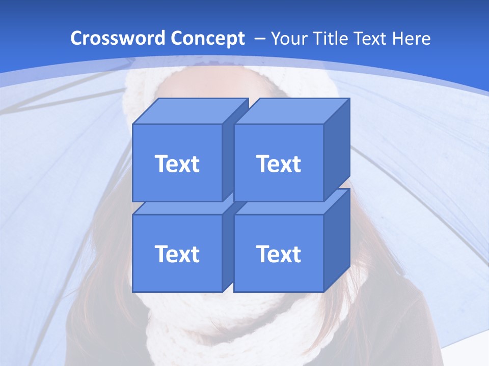 Cheerful Caucasian Hat PowerPoint Template