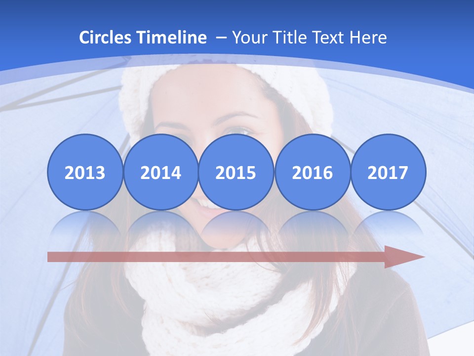 Cheerful Caucasian Hat PowerPoint Template