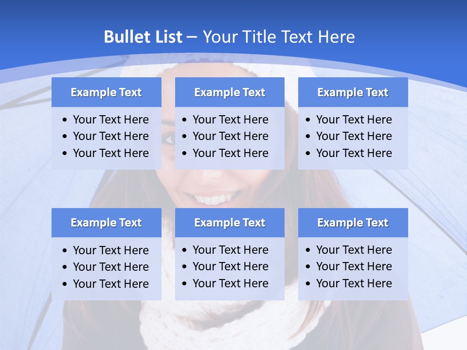 Cheerful Caucasian Hat PowerPoint Template