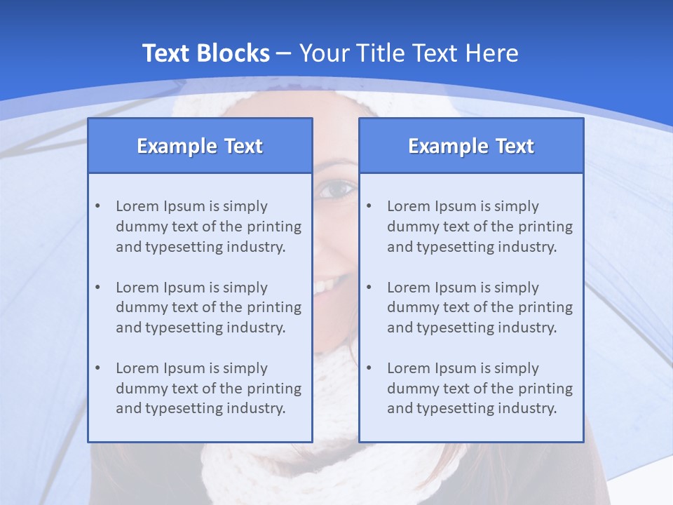 Cheerful Caucasian Hat PowerPoint Template