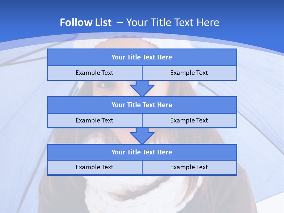 Cheerful Caucasian Hat PowerPoint Template