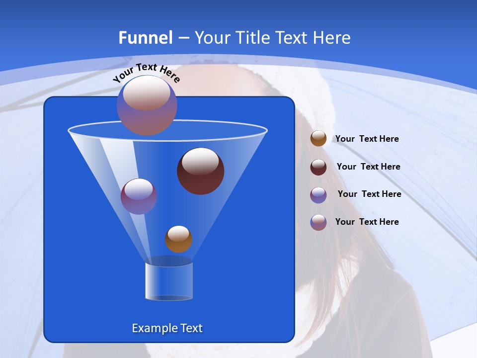 Cheerful Caucasian Hat PowerPoint Template