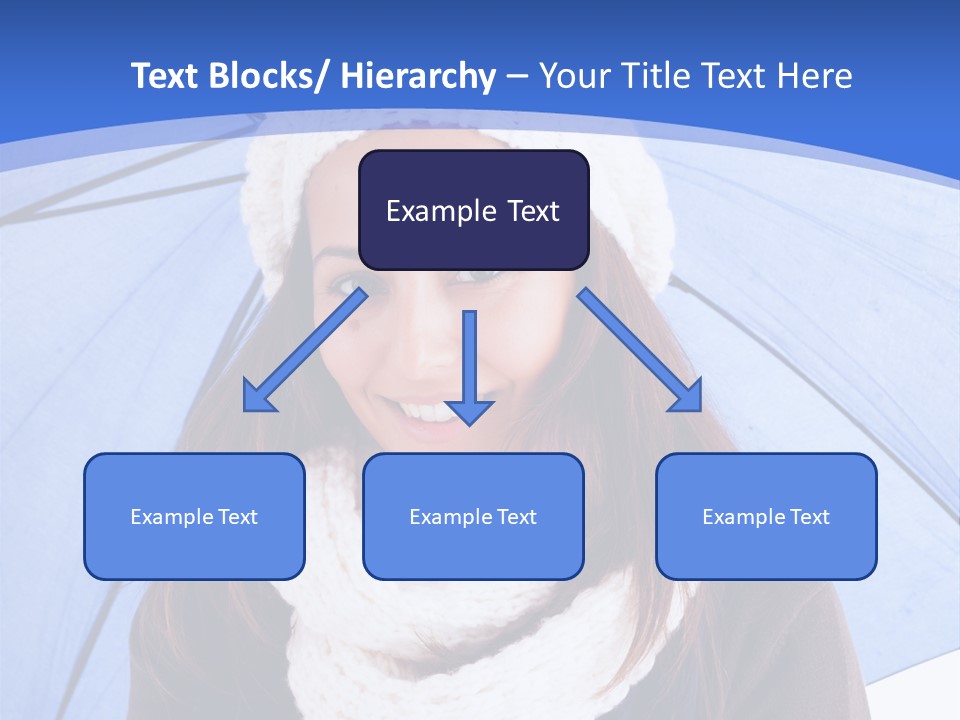 Cheerful Caucasian Hat PowerPoint Template